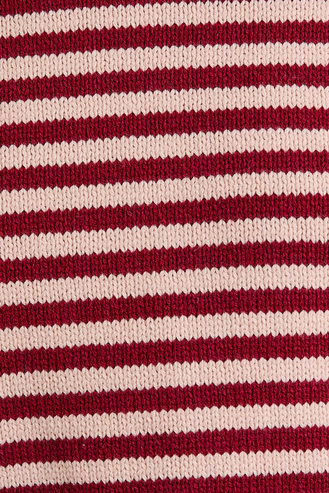 Susie Striped Sweater Set - Burgundy and Pink