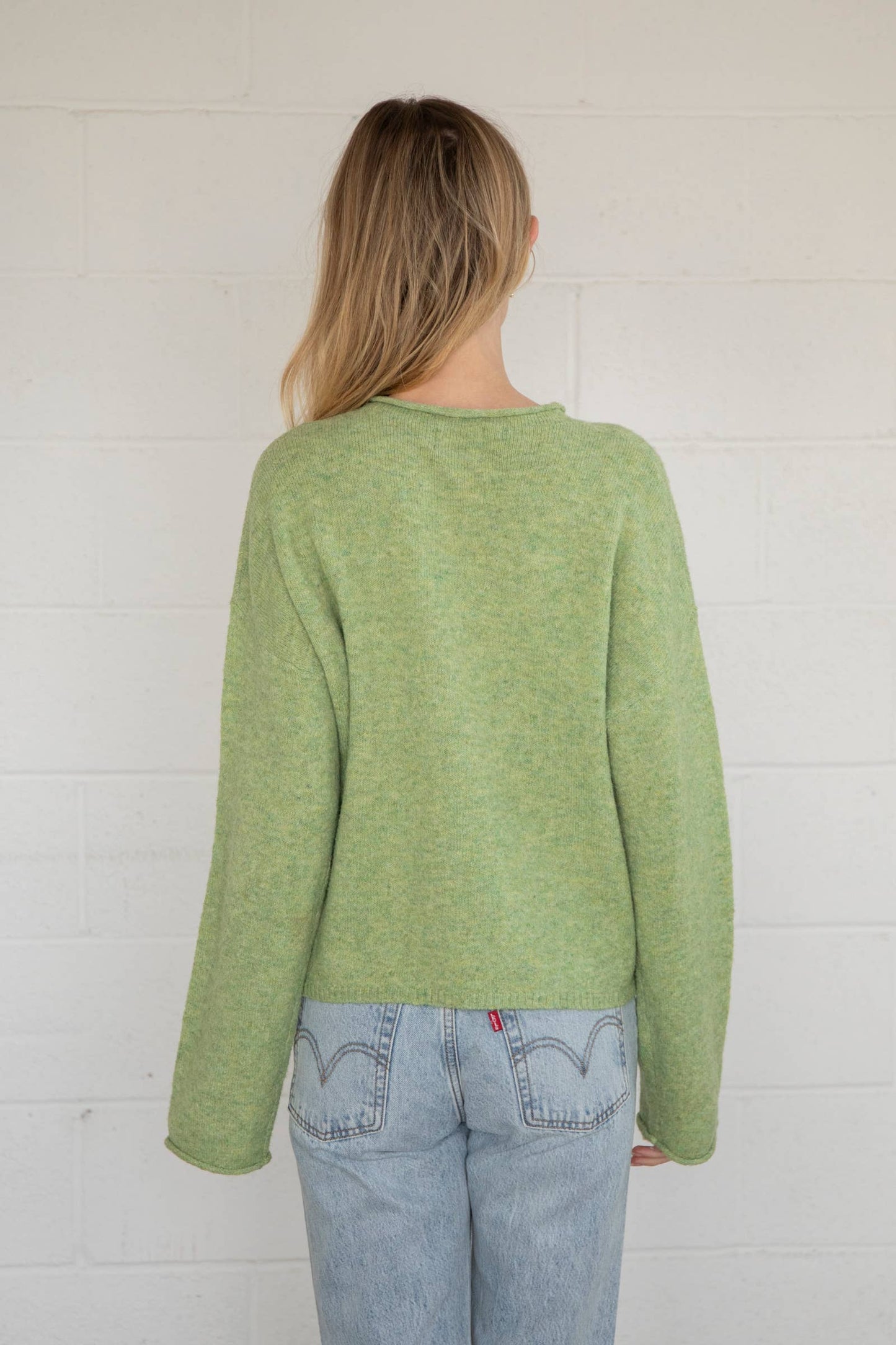 Piper Henley Pullover - Matcha