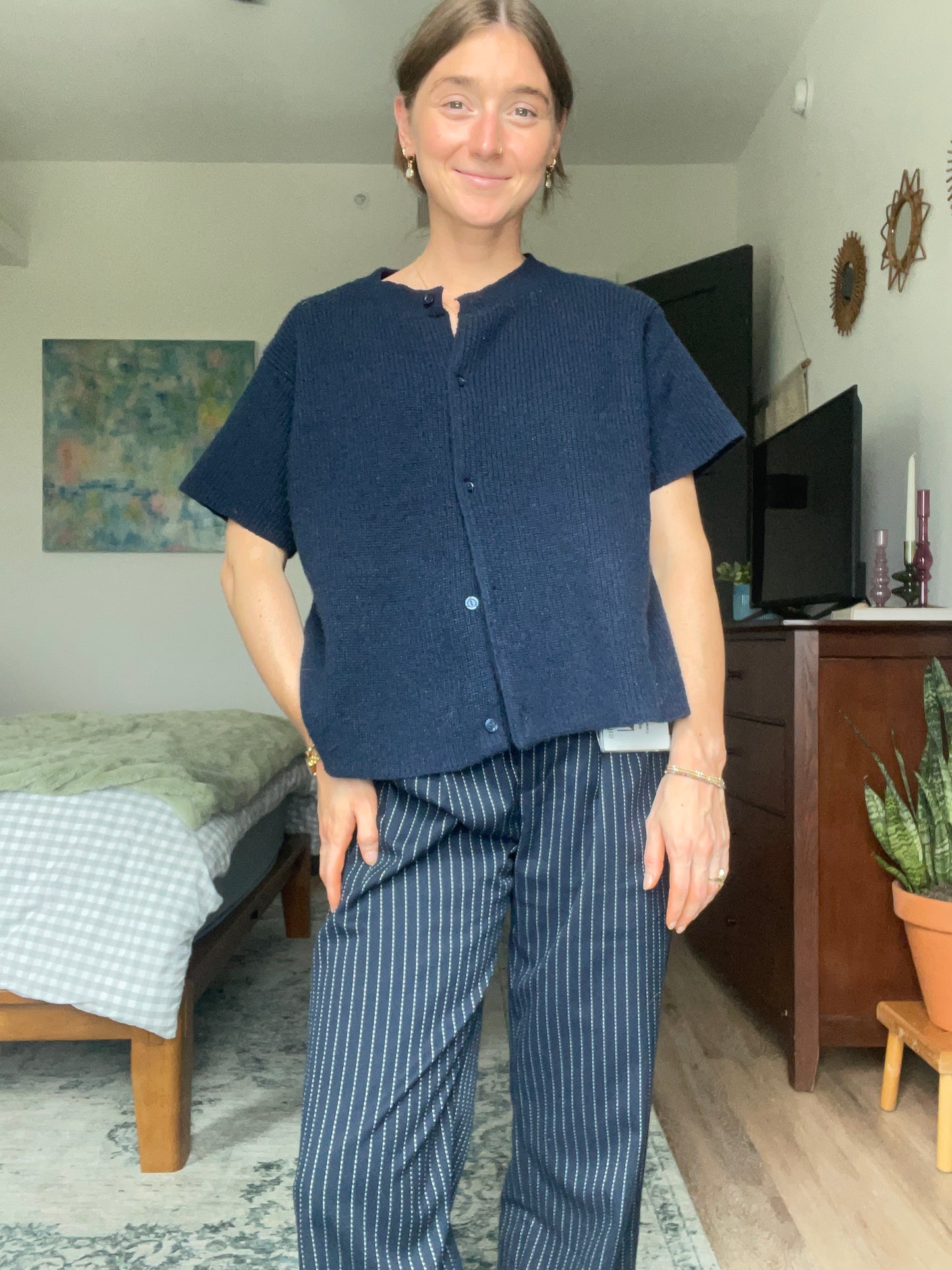 Clara Cardigan - Navy