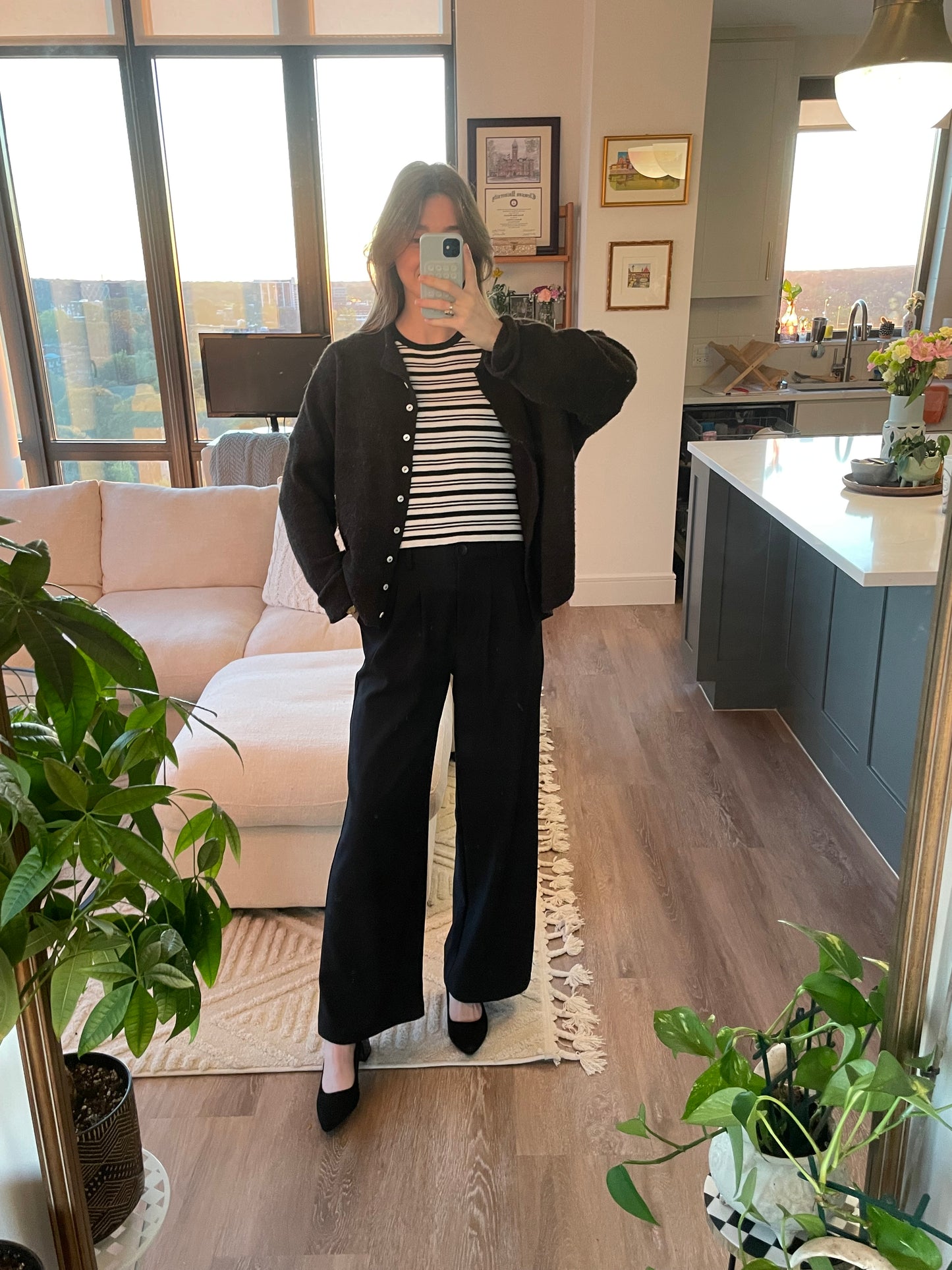 Stripped Knitted Top