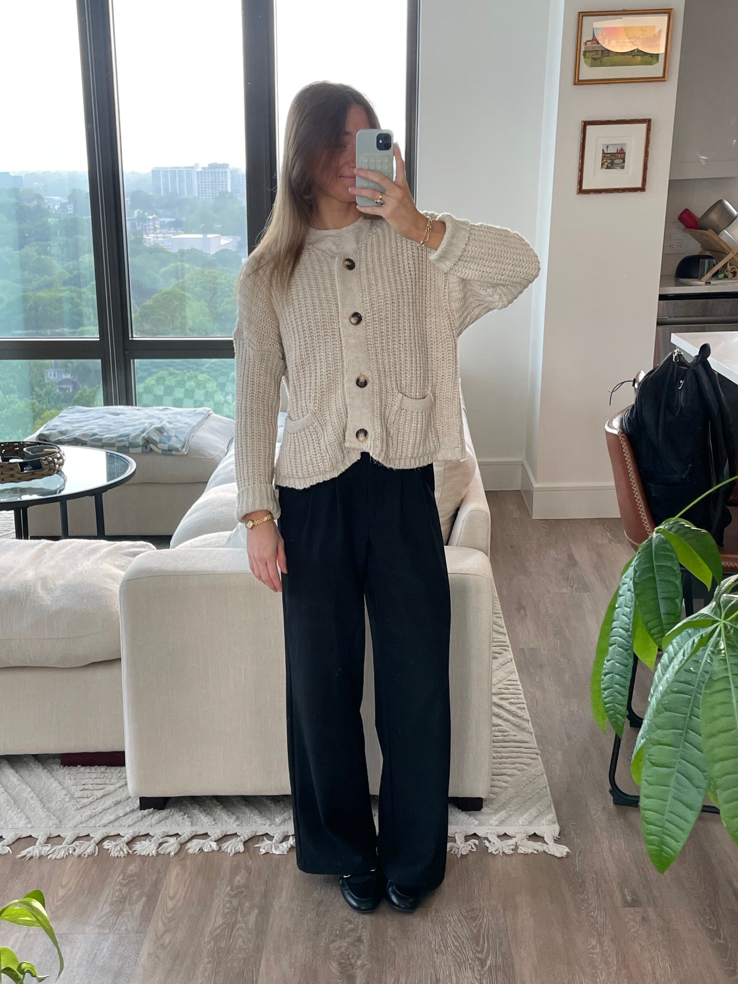 Cloe Beige Cardigan