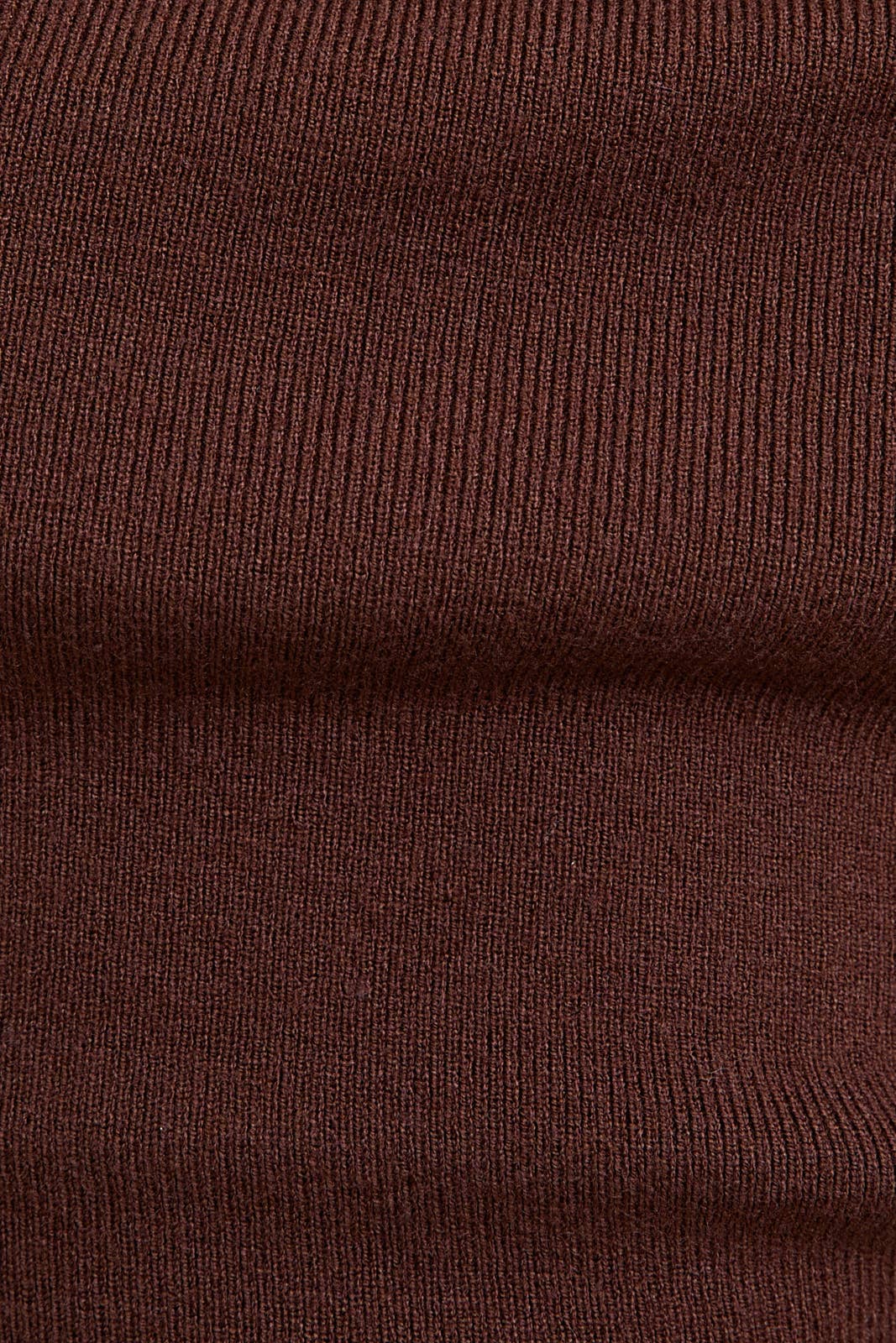 The Offset Sweater Top - Brown