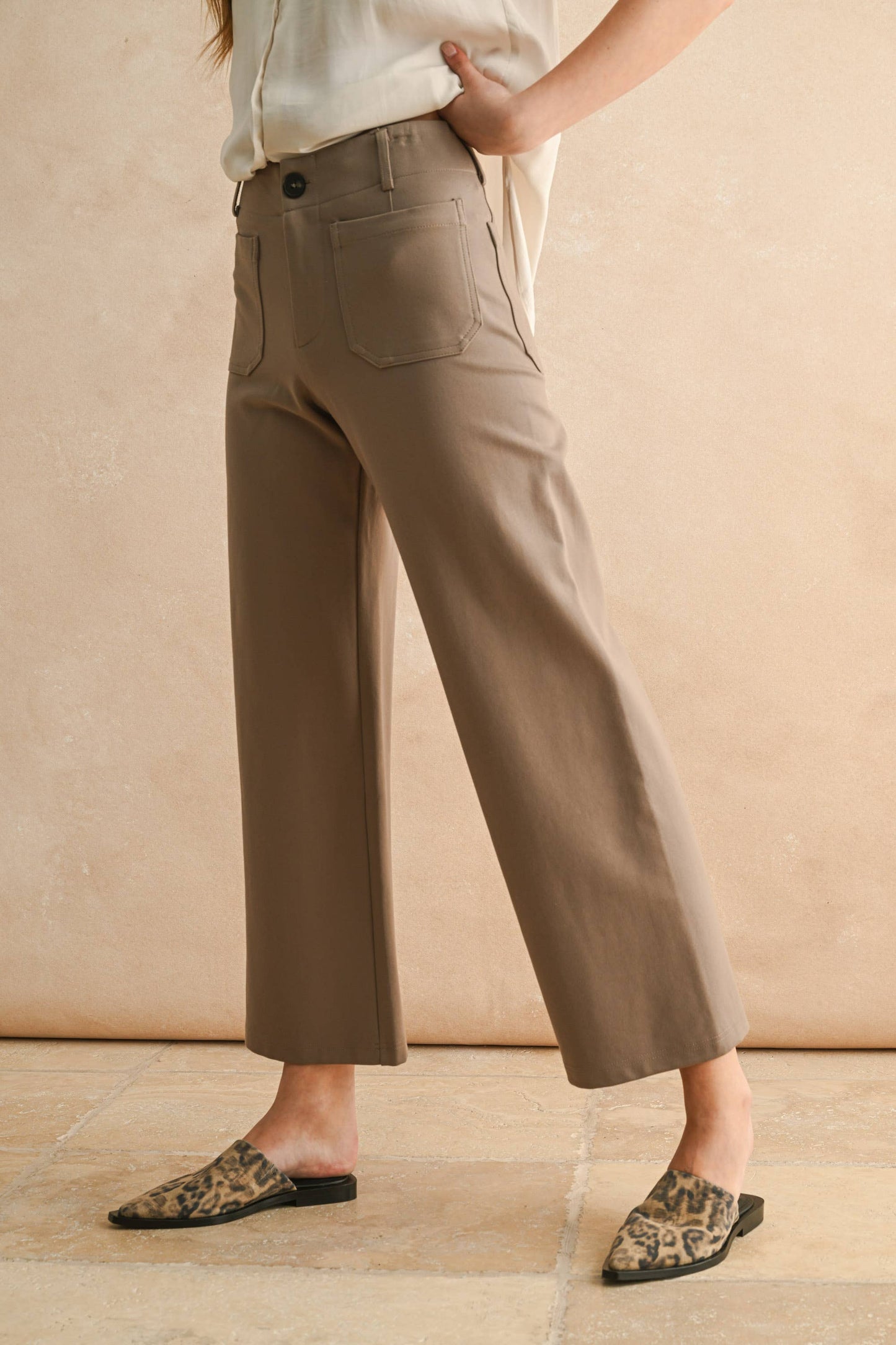 Louise Pants - Mocha