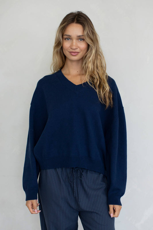 Chloe Sweater - Navy