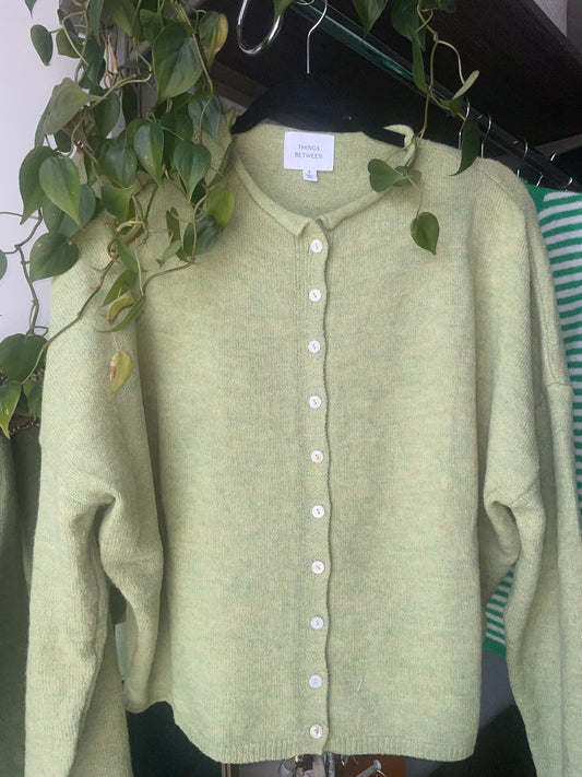 Piper Cardigan - Lemongrass