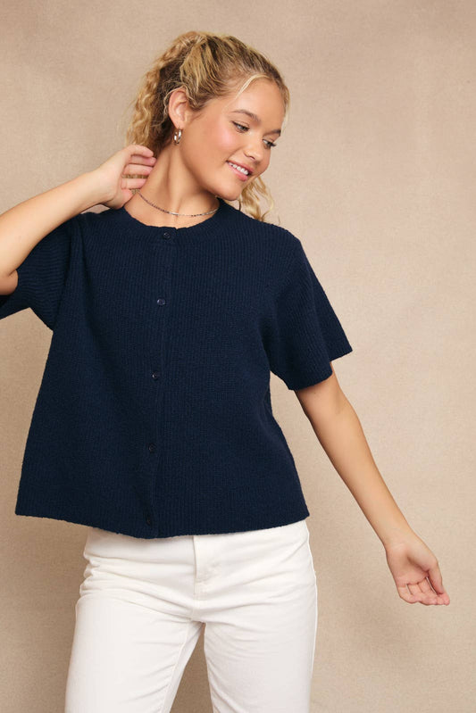 Clara Cardigan - Navy