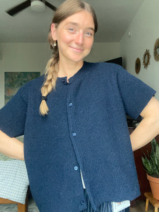 Clara Cardigan - Navy