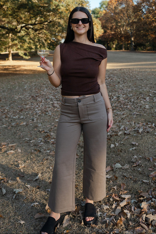 Louise Pants - Mocha