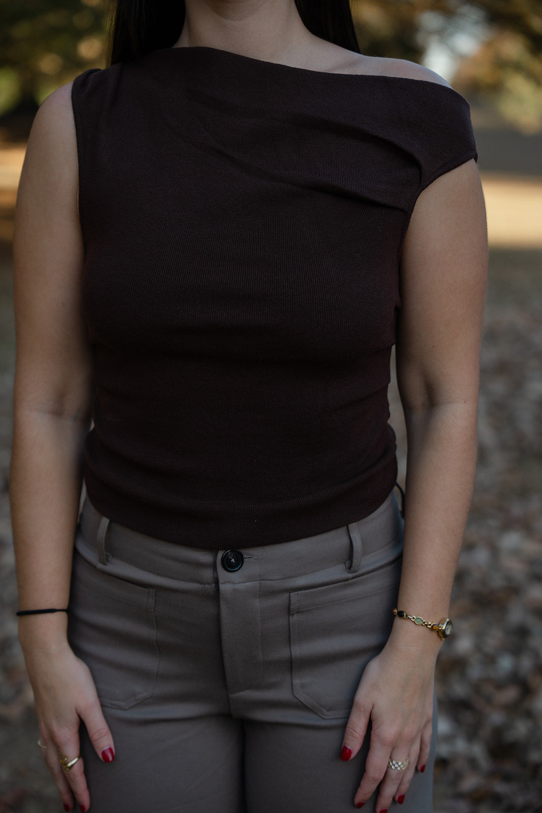 Louise Pants - Mocha