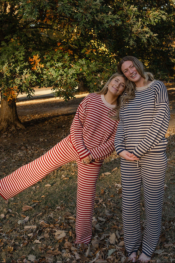 Susie Sweater - Burgundy and Pink