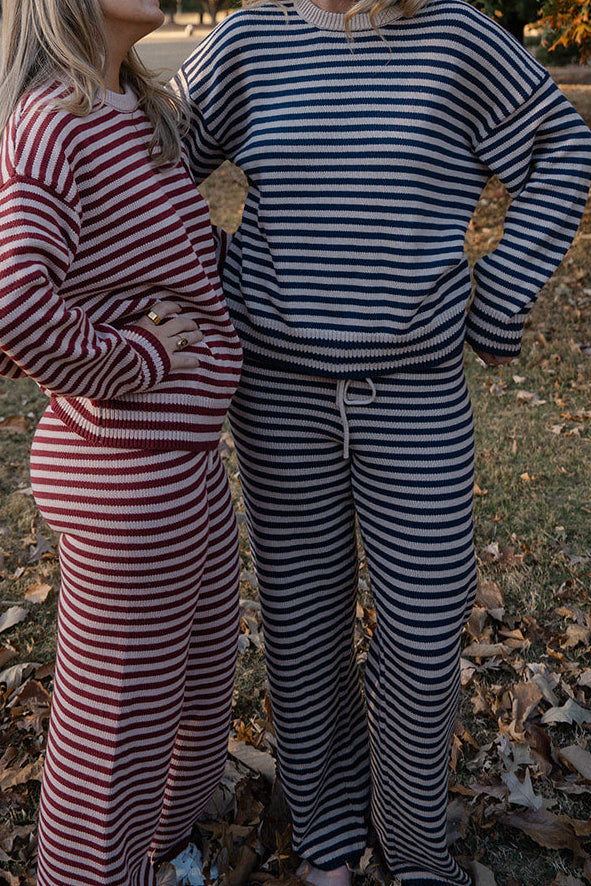 Susie Sweater - Burgundy and Pink