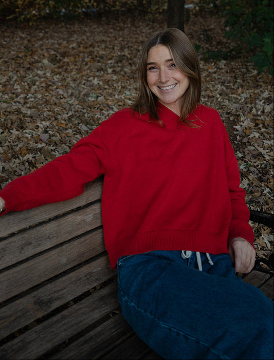 Chloe Sweater - Red