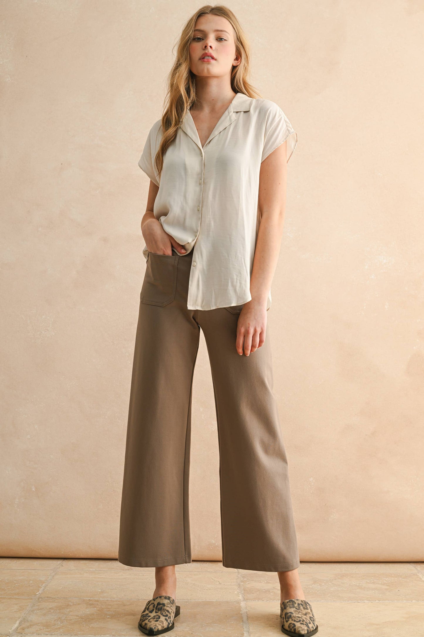 Louise Pants - Mocha